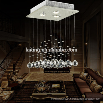 Modern Chandelier Rain Drop Lighting Crystal Ball FIXTURE PENDANT CEILING LAMP